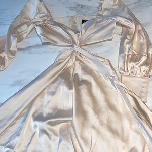 Bardot cut-out mini dress